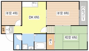 グレイオークの物件間取画像